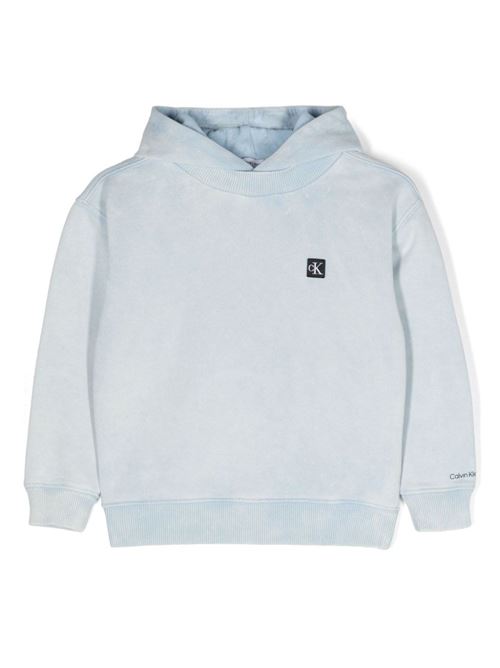 Felpa bambino con cappuccio Calvin Klein Kids | IB0IB01950CYR